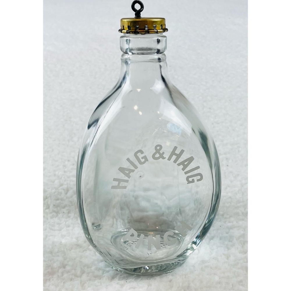 (VTG) HAIG & HAIG • Pinch Antique Scottish Whiskey Bottle w/ Original Cap - Picture 6 of 13
